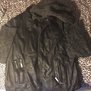 Faux Leather Jacket
